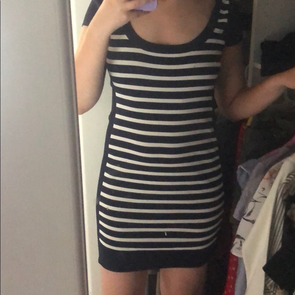 Form fitting philosophy dress